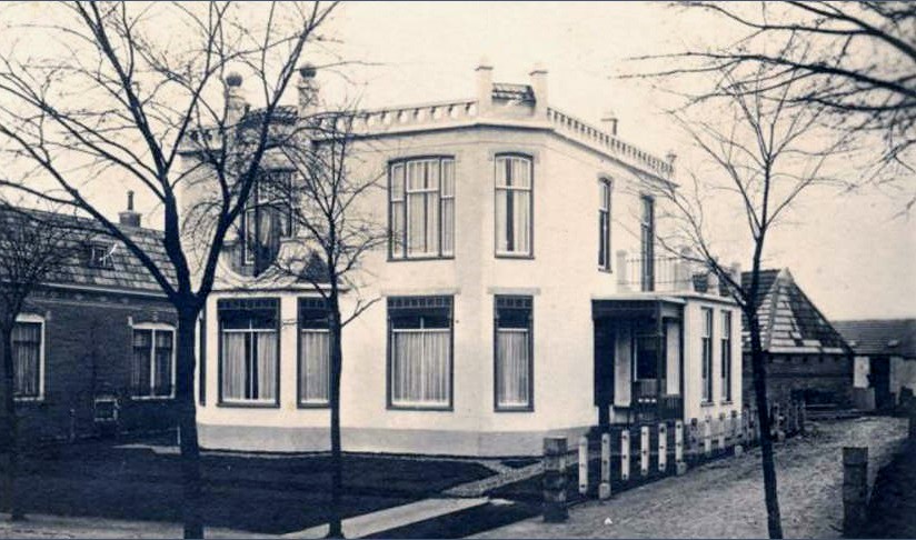 Lage Herenweg 6 huis Mellema ca 1915